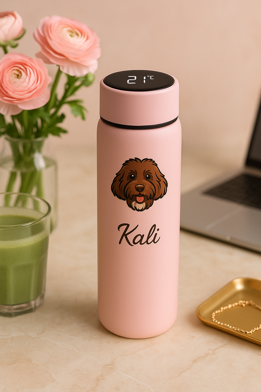 Kali Smart Hydration Bottle – Soft Pink (500ml)